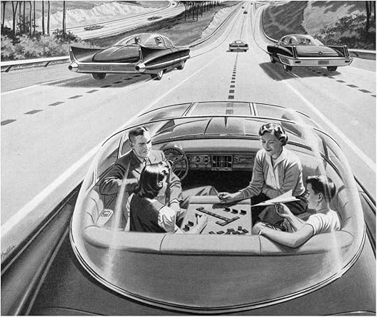The self-driving car as imagined in the 1950's