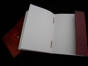 blank spell book Handmade Leather Book of Shadows