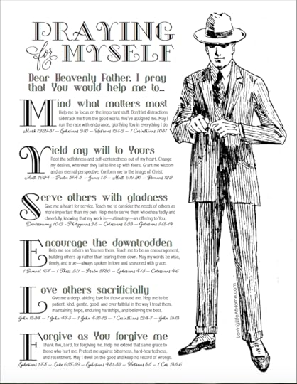 Praying for Myself (free printable prayer guide)