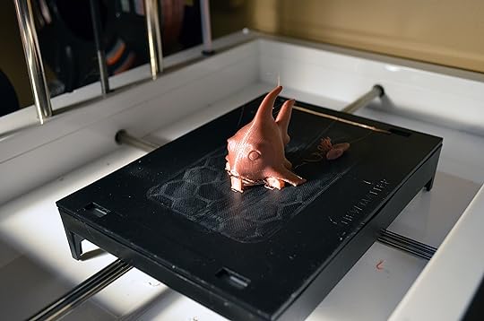 The fish printed well, but my printer didn't fuse part of the tale properly, which fell off midway through.