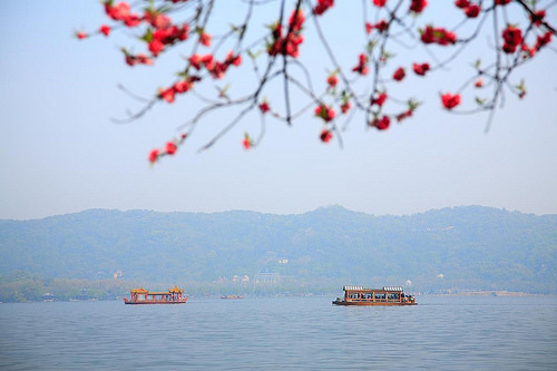 West Lake in Early Spring. From Visiting Marco Polo's Favorite City in China