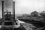 Either the tinclad USS Fawn (No. 30) or the USS Tensas (No. 39) at a naval station in Mound City, IL