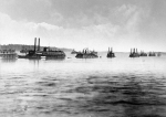 The Mississippi River Fleet outside Mound City, IL