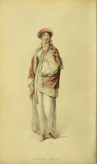 Ackermanns Fashion Plate 24 April 1814: Promenade Dress