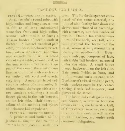 Ackermanns Fashion plates April 1814 text