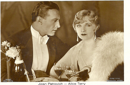 Ivan Petrovich and Alice Terry in The Three Passions (1929)