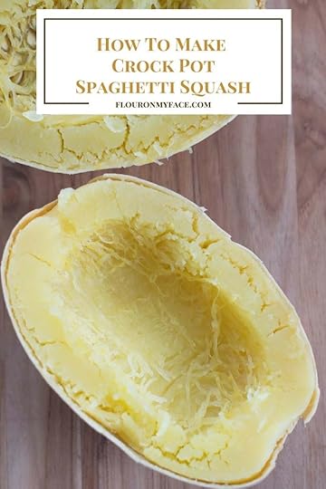 How To Make Crock Pot Spaghetti Squash via flouronmyface.com