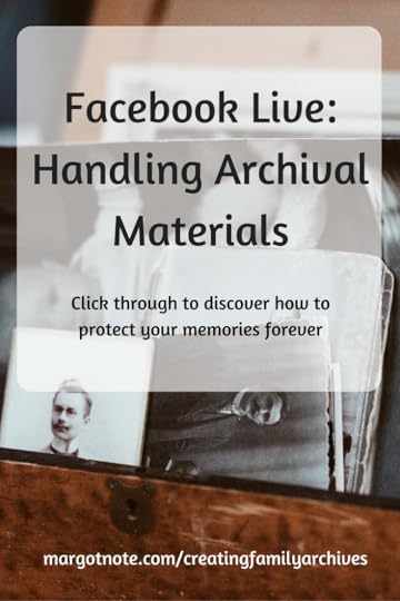 Facebook Live: Handling Archival Materials
