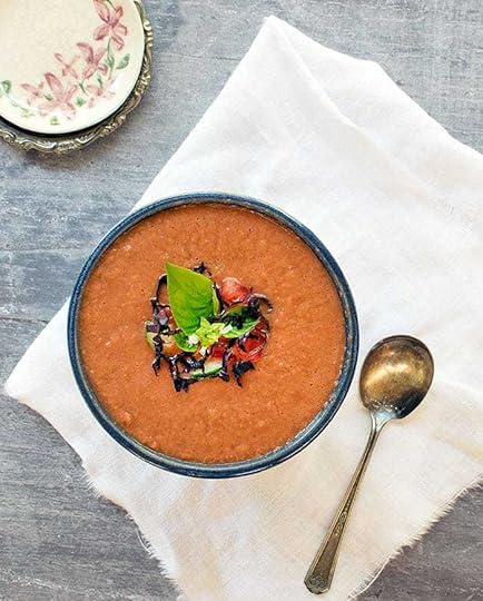 Fresh Herb and Watermelon Gazpacho