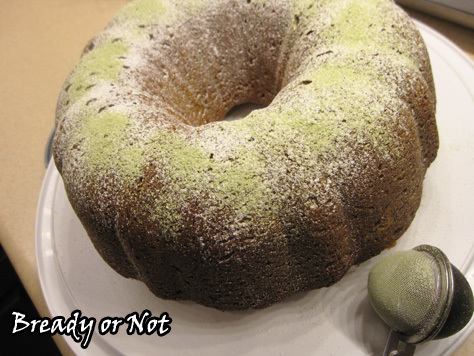 Bready or Not: Matcha Green Tea Bundt Cake 