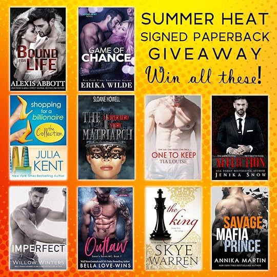 Summer Heat Signed Paperback Giveaway