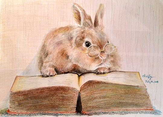 Image result for rabbits reading