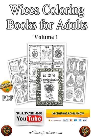 Pagan Coloring Pages Wicca Coloring begginers, learn Wicca, Wicca beginner, books on Wicca, Wiccan gift, Wicca blessings