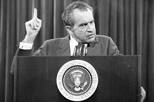 Richard Nixon speaks to the Associated Press Managing Editors annual meeting, Nov. 17, 1973. Nixon told the APME 