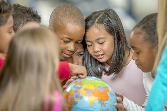 A multi-ethnic group of elementary age students