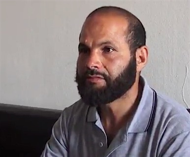 Salah Sassi, in a screenshot from the Associated Press's interview with him in June 2017.