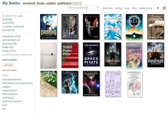 I've read a number of books because the author or publisher reached out to me.