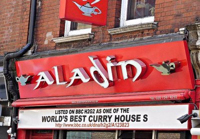 Brick Lane restaurant