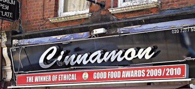 Brick Lane restaurant