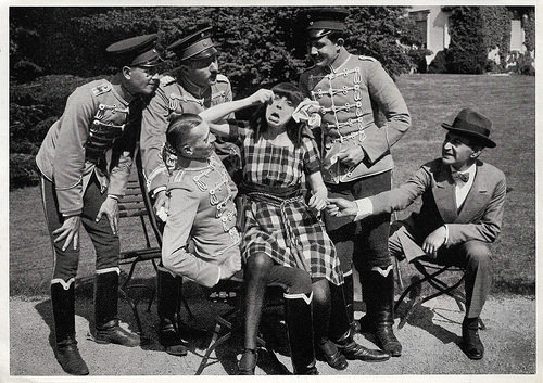 Asta Nielsen, Bruno Kastner and Max Landa in Engelein (1914)