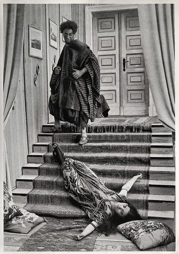 Emil Jannings and Pola Negri in Die Augen der Mumie Ma (1918)