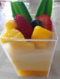 lychee mango mousse