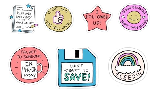 Freelancer Achievement Stickers by Jeremy Nguyen