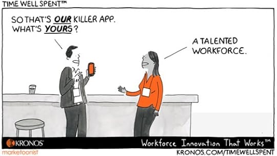 Kronos, apps, time well spent, cartoon, killer app, productivity, talent management