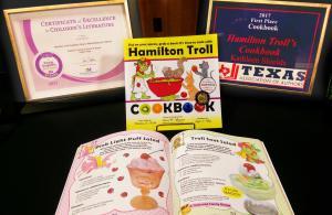 Hamilton Troll Cookbook Wins 2 Awards Purple Dragonfly and Texas Association of Authors First Place