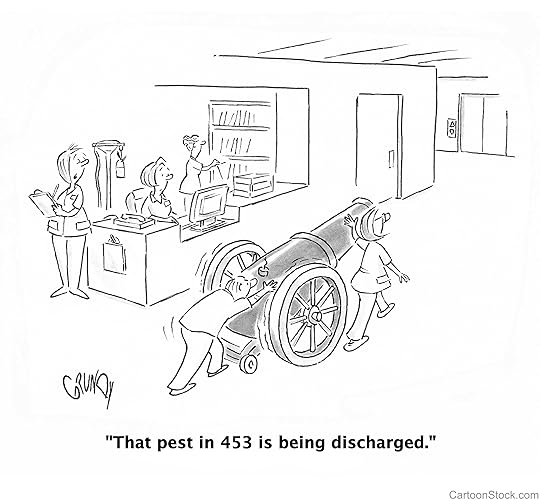 Doctors in training: the overriding goal is to discharge as many patients by whatever means possible (Image:cartoonstock.com)