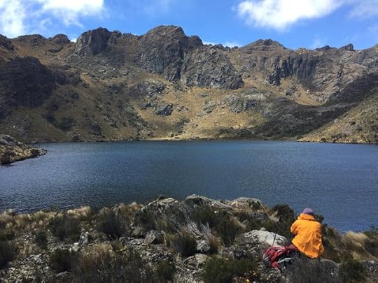 Resting at the high lake