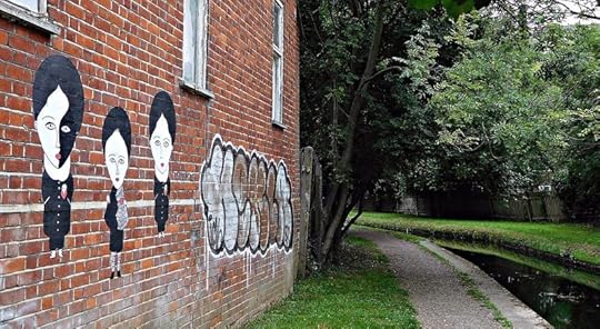 New River graffiti near Newnton Close