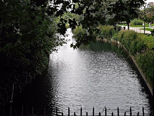 New River flowing from Lordship Lane Br south