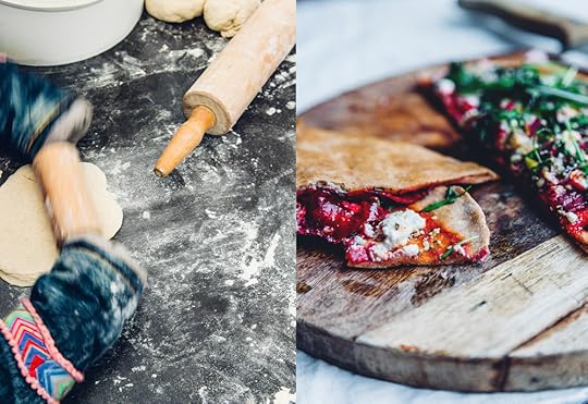 Make a huge dough and invite people to bake their own pizzas.