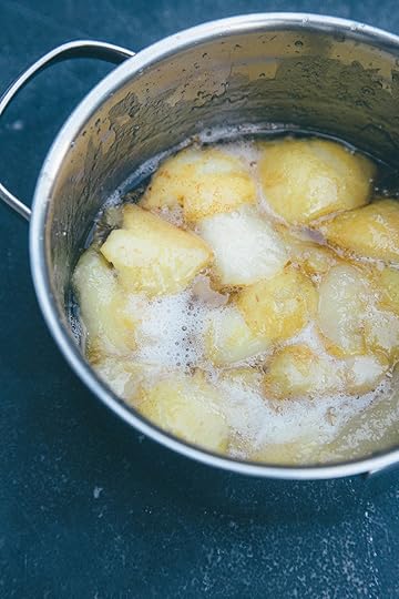 Pears added, the aromas in the kitchen are pure heaven.