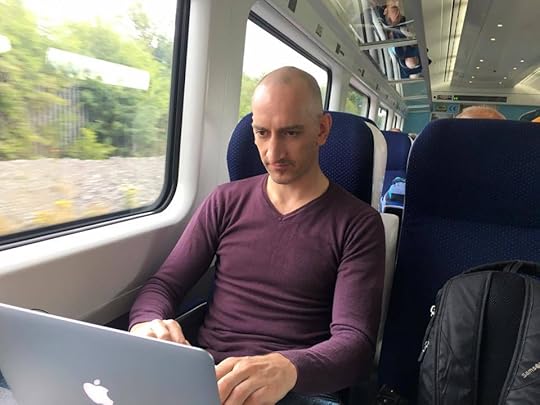 Working on the train
