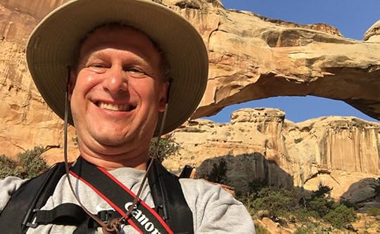 Shea at Hickman Natural Bridge in Capitol Reef National Park
