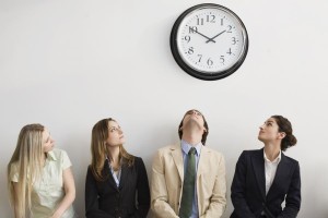 watching the clock