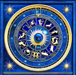 Blue Astro Chart