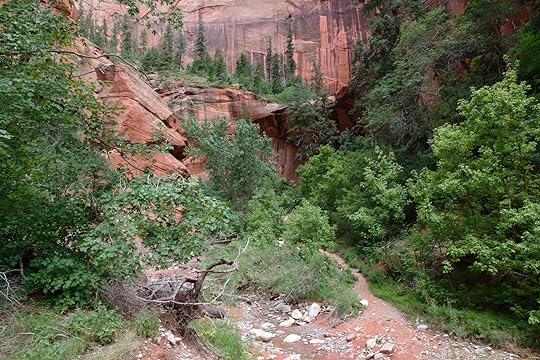 Nearing The Double Arch Alcove