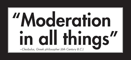 Image result for moderation in all things