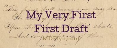 My very first first draft