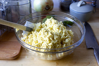 blended and whole corn kernels