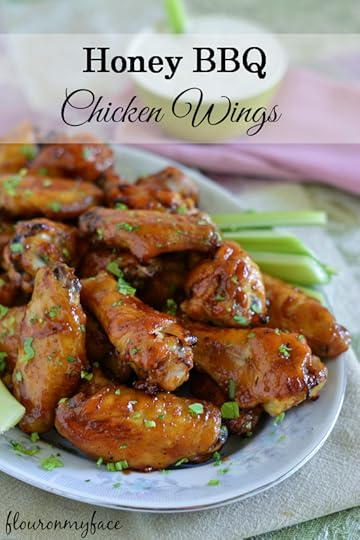 Honey BBQ Chicken Wings, Tailgating at home, Red Baron