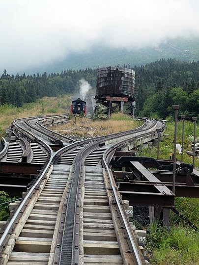 Cog Railway Mount Washington trip for Jennifer Hallock author of Sugar Sun steamy historical romance series. Serious history. Serious sex. Happily ever after.
