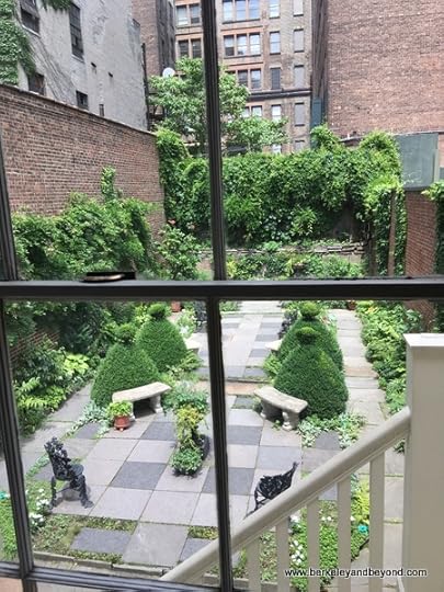 back yard at Merchant’s House Museum in NYC