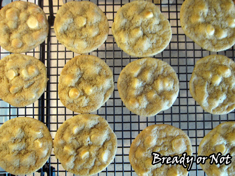 Bready or Not: Matcha White Chocolate Cookies