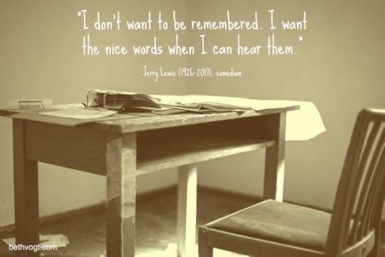 Remember Your Nice Words