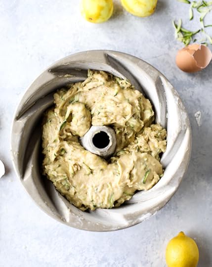 lemon pistachio zucchini cake I howsweeteats.com