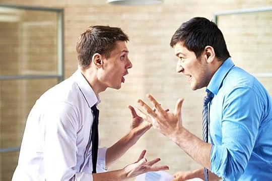 Men arguing